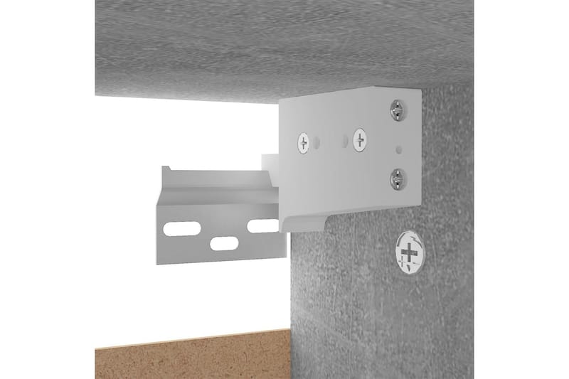 Skoskåp betonggrå 60x35x70 cm spånskiva - Betonggrå - Förvaring - Skoförvaring - Skoskåp