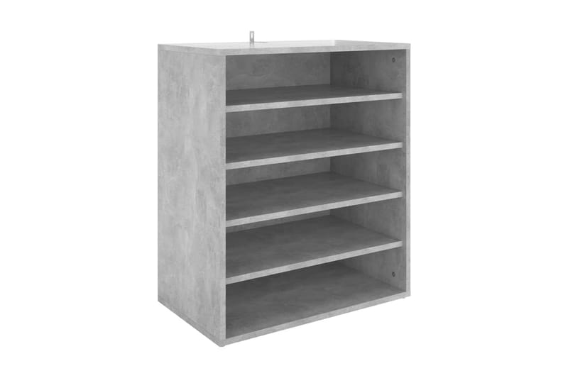 Skoskåp betonggrå 60x35x70 cm spånskiva - Betonggrå - Förvaring - Skoförvaring - Skoskåp