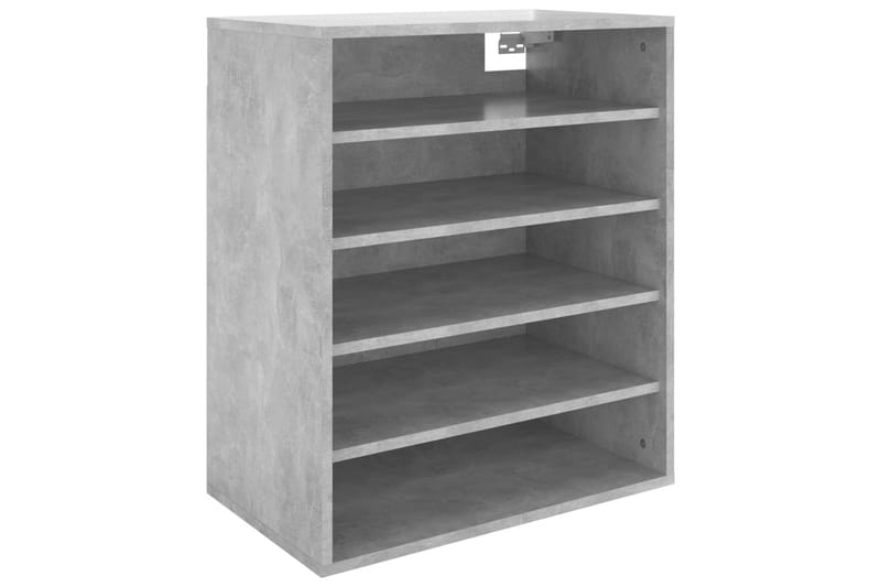 Skoskåp betonggrå 60x35x70 cm spånskiva - Betonggrå - Förvaring - Skoförvaring - Skoskåp