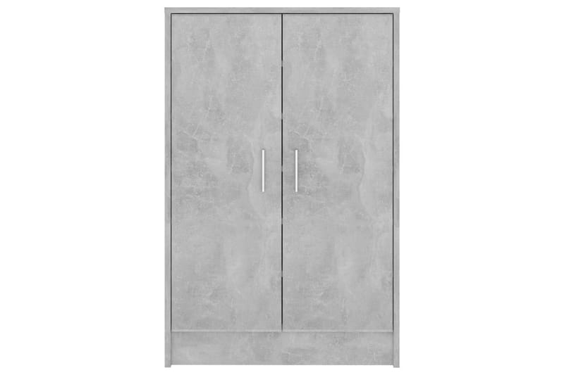 Skoskåp betonggrå 60x35x92 cm spånskiva - Betonggrå - Förvaring - Skoförvaring - Skoskåp