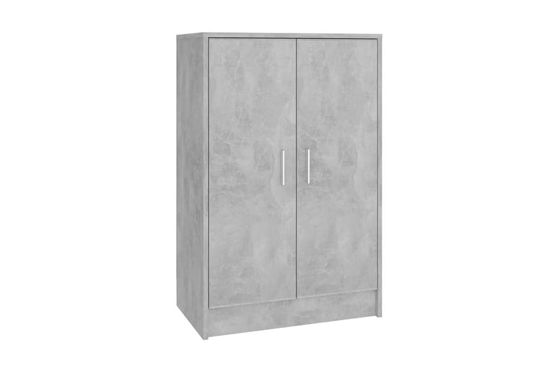 Skoskåp betonggrå 60x35x92 cm spånskiva - Betonggrå - Förvaring - Skoförvaring - Skoskåp