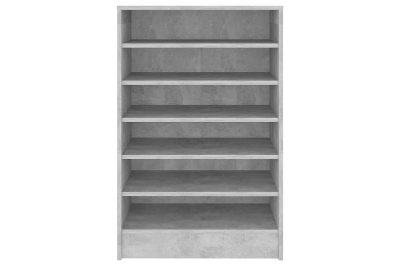 Skoskåp betonggrå 60x35x92 cm spånskiva - Betonggrå - Förvaring - Skoförvaring