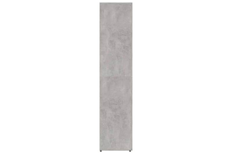 Skoskåp betonggrå 80x39x178 cm spånskiva - Betonggrå - Förvaring - Skoförvaring - Skoskåp