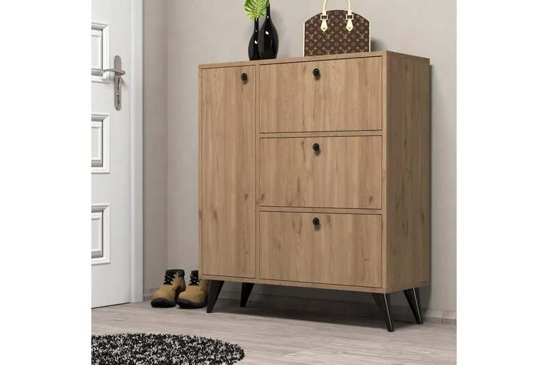 Skoskåp Conin Skoskåp 35x90 cm Natur - Förvaring - Skoförvaring - Skoskåp