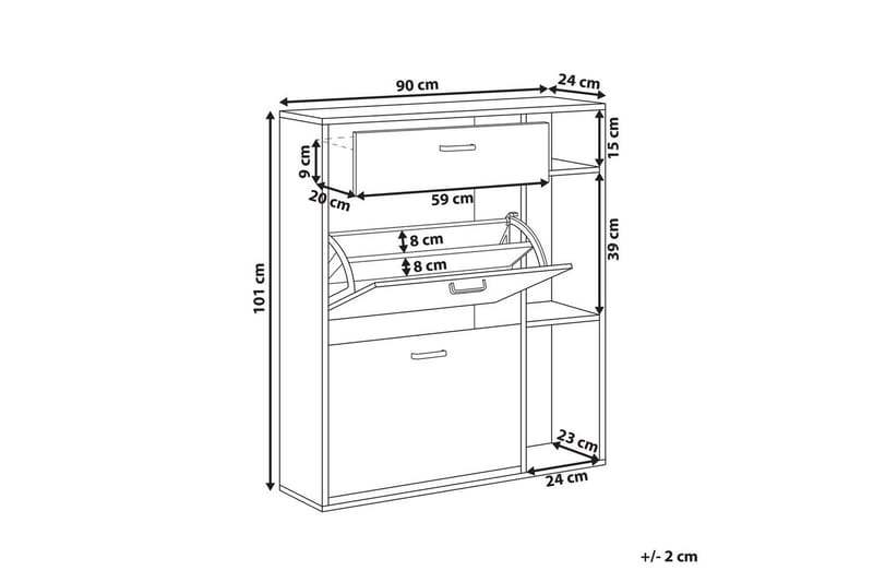 Skoskåp Mackay - Förvaring - Skoförvaring - Skoskåp