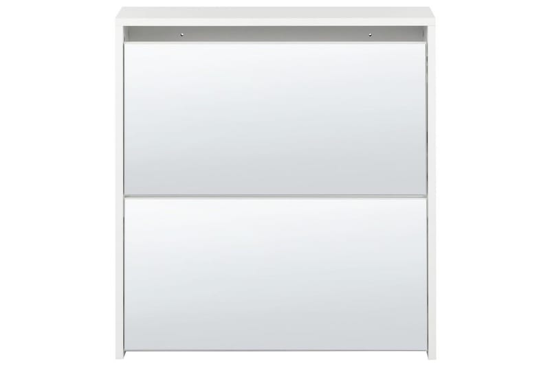 Skoskåp Midfield Vit, Silver, 63x17x67 cm - Vit, Silver, 63x17x67 cm - Förvaring - Skoförvaring - Skoskåp