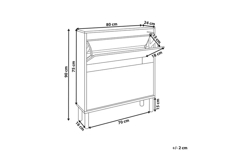 Skoskåp Norris - Förvaring - Skoförvaring - Skoskåp
