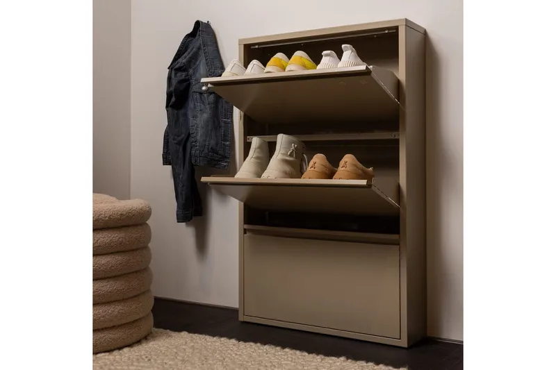 Skoskåp Sabine - Sand - Förvaring - Skoförvaring - Skoskåp