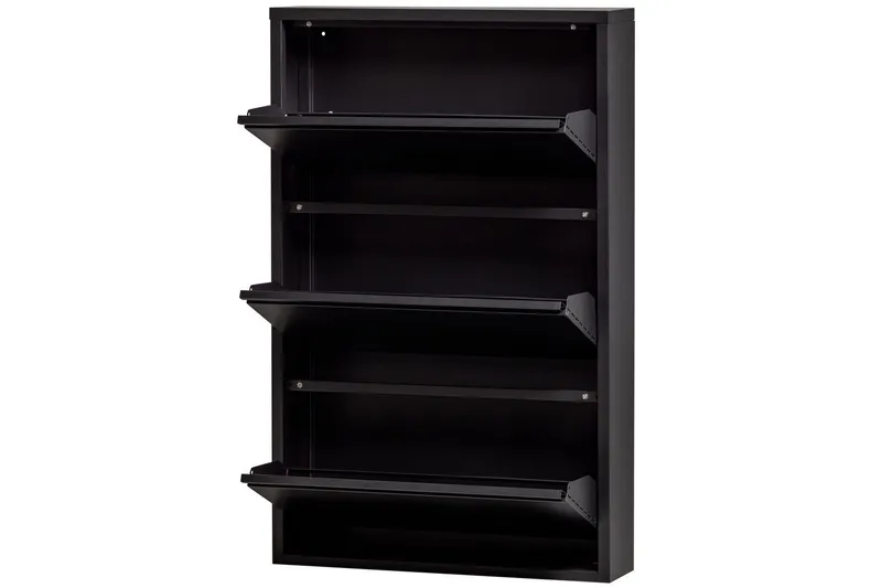 Skoskåp Sabine - Svart - Förvaring - Skoförvaring - Skoskåp