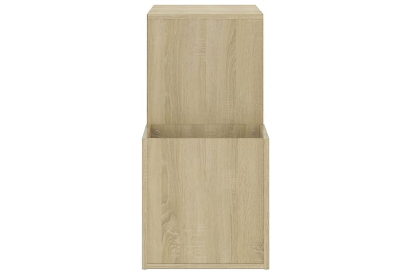 Skoskåp sonoma-ek 105x35,5x70 cm spånskiva - Brun - Förvaring - Skoförvaring