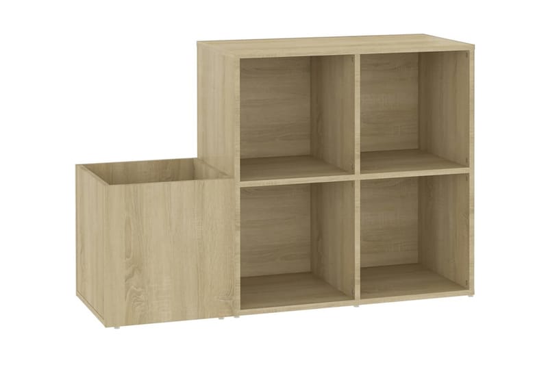 Skoskåp sonoma-ek 105x35,5x70 cm spånskiva - Brun - Förvaring - Skoförvaring