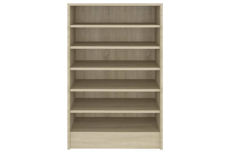 Skoskåp sonoma-ek 60x35x92 cm spånskiva - Brun - Förvaring - Skoförvaring