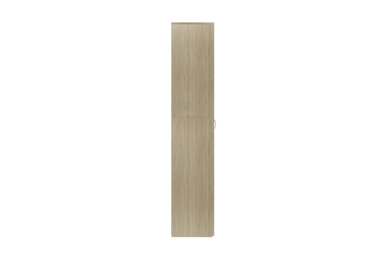 Skoskåp sonoma-ek 80x35,5x180 cm spånskiva - Brun - Förvaring - Skoförvaring - Skoskåp