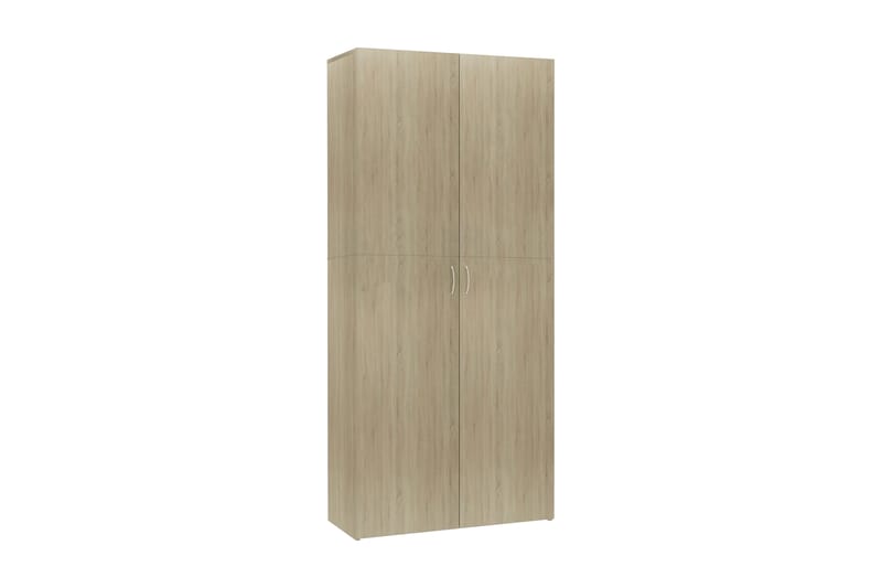 Skoskåp sonoma-ek 80x35,5x180 cm spånskiva - Brun - Förvaring - Skoförvaring - Skoskåp