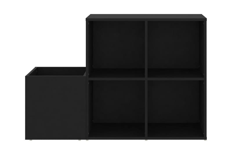 Skoskåp svart 105x35,5x70 cm spånskiva - Svart - Hallförvaring - Skoförvaring - Skohylla & skoställ