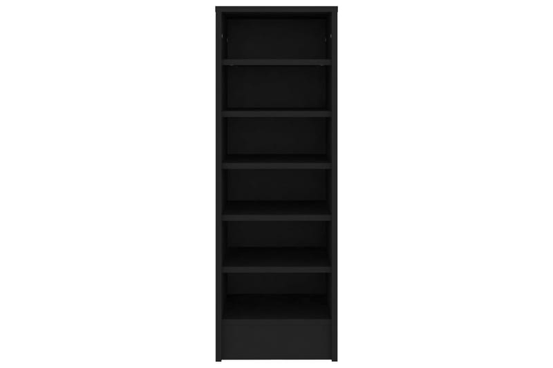 Skoskåp svart 31,5x35x90 cm spånskiva - Svart - Förvaring - Skoförvaring - Skoskåp