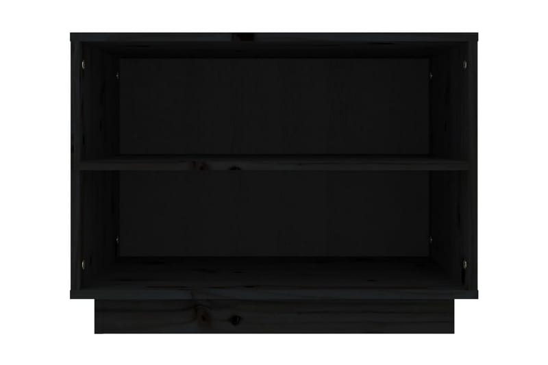Skoskåp svart 60x34x45 cm massiv furu - Svart - Hallförvaring - Skoförvaring - Skohylla & skoställ