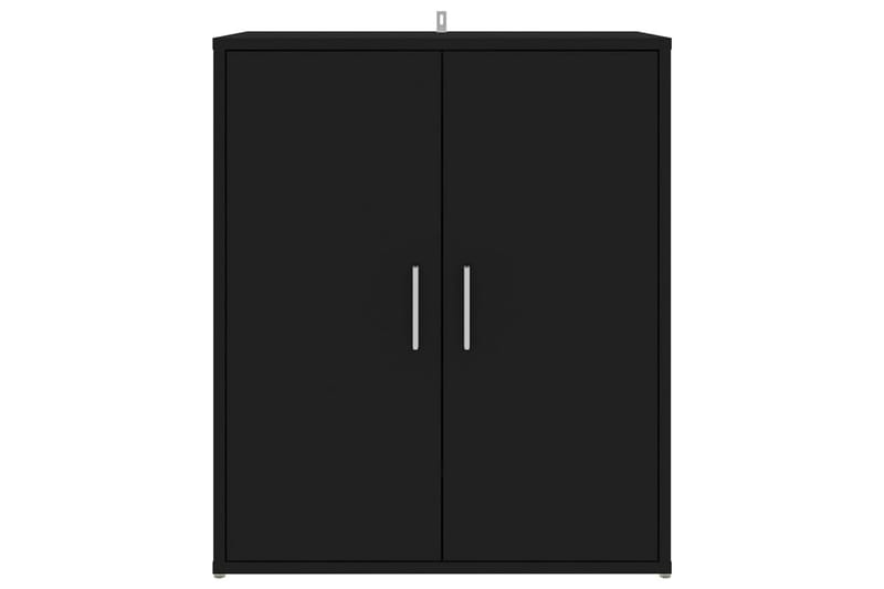 Skoskåp svart 60x35x70 cm spånskiva - Svart - Förvaring - Skoförvaring - Skoskåp