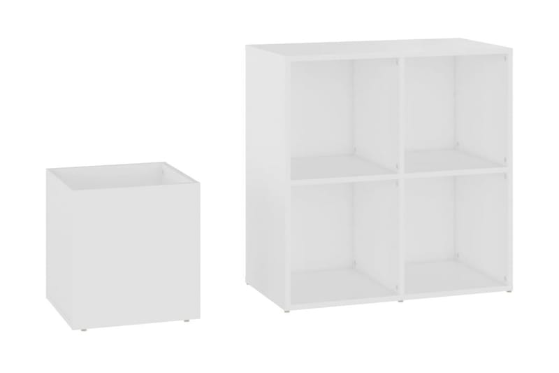Skoskåp vit 105x35,5x70 cm spånskiva - Vit - Förvaring - Skoförvaring