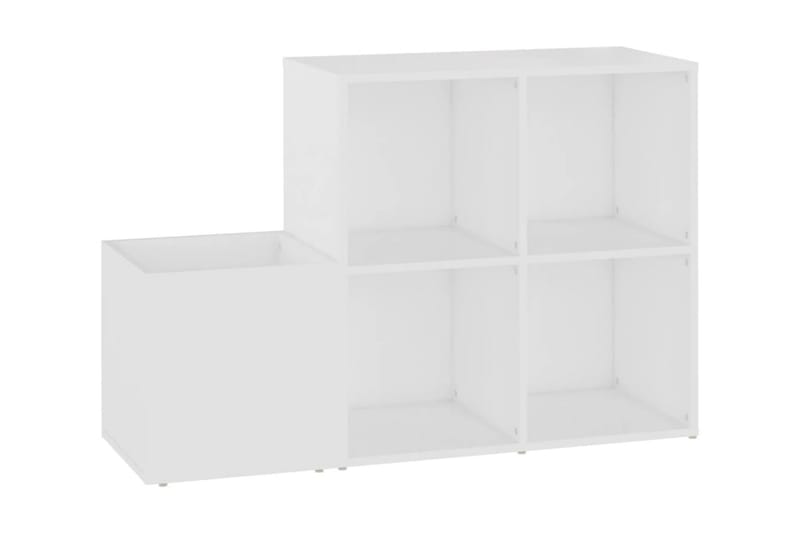 Skoskåp vit 105x35,5x70 cm spånskiva - Vit - Förvaring - Skoförvaring