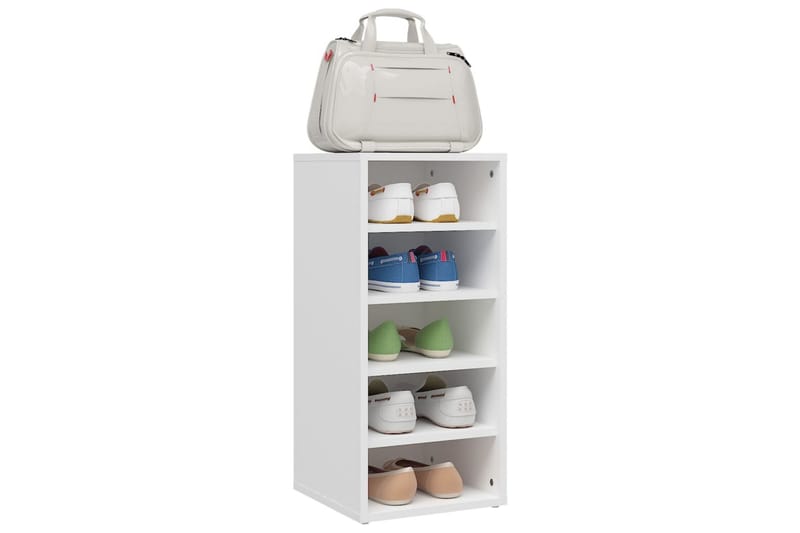 Skoskåp vit 31,5x35x70 cm spånskiva - Vit - Förvaring - Skoförvaring - Skoskåp