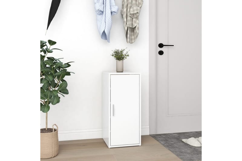 Skoskåp vit 32x35x70 cm spånskiva - Vit - Förvaring - Skoförvaring - Skoskåp