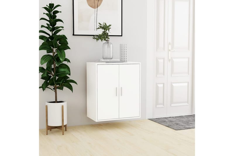 Skoskåp vit 60x35x70 cm spånskiva - Vit - Förvaring - Skoförvaring - Skoskåp