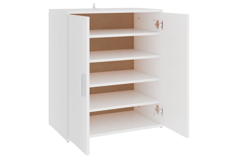 Skoskåp vit 60x35x70 cm spånskiva - Vit - Förvaring - Skoförvaring - Skoskåp