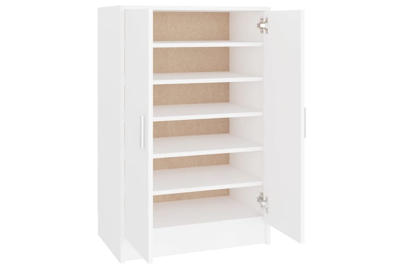 Skoskåp vit 60x35x92 cm spånskiva - Vit - Förvaring - Skoförvaring - Skoskåp