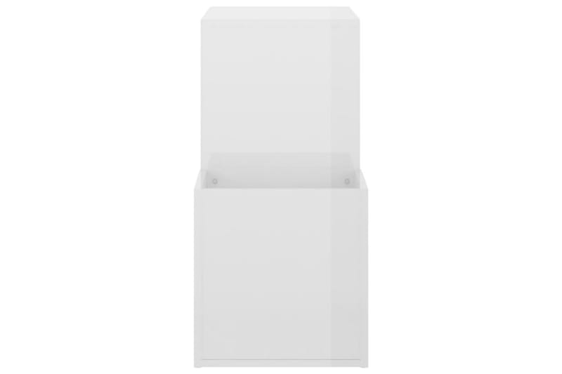 Skoskåp vit högglans 105x35,5x70 cm spånskiva - Vit högglans - Förvaring - Skoförvaring