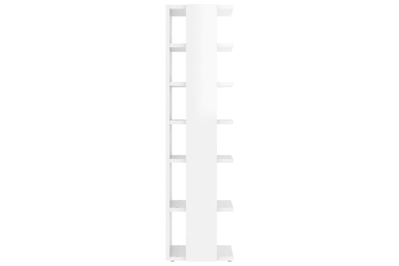 Skoskåp vit högglans 25x27x102 cm spånskiva - Vit högglans - Förvaring - Skoförvaring