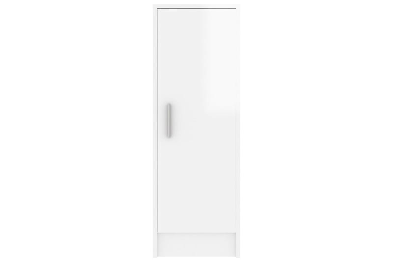 Skoskåp vit högglans 32x35x92 cm spånskiva - Vit högglans - Förvaring - Skoförvaring - Skoskåp