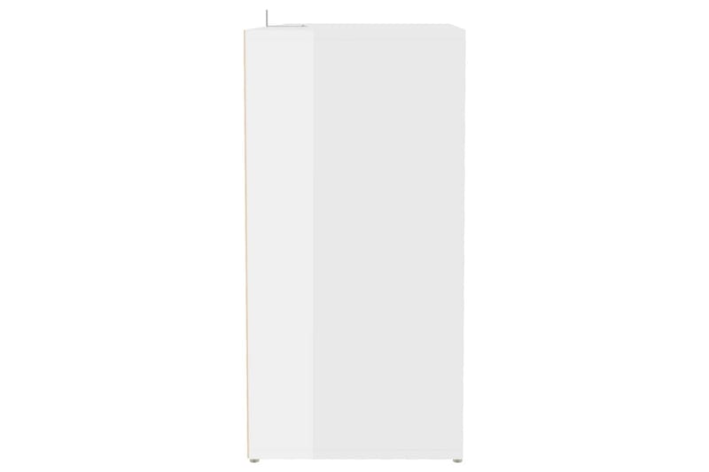 Skoskåp vit högglans 60x35x70 cm spånskiva - Vit högglans - Förvaring - Skoförvaring - Skoskåp
