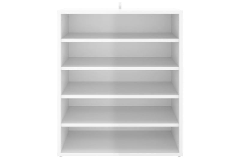 Skoskåp vit högglans 60x35x70 cm spånskiva - Vit högglans - Förvaring - Skoförvaring - Skoskåp