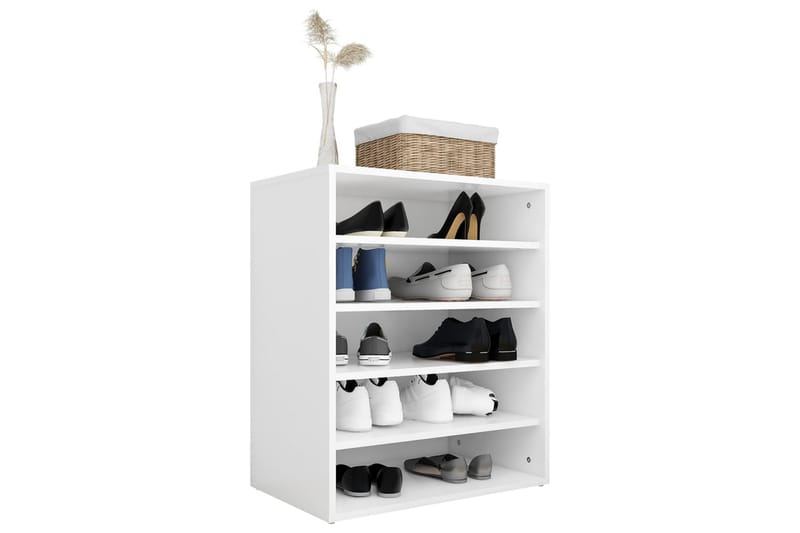 Skosk�åp vit högglans 60x35x70 cm spånskiva - Vit högglans - Förvaring - Skoförvaring - Skoskåp
