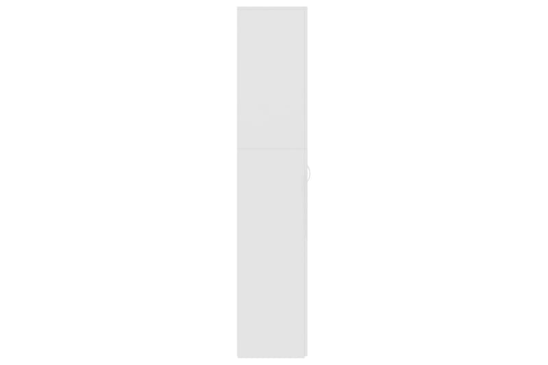 Skoskåp vit högglans 80x35,5x180 cm spånskiva - Vit högglans - Skoskåp - Hallförvaring - Skoförvaring