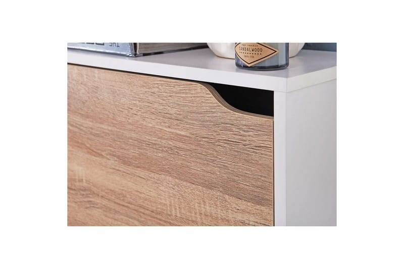 Skoskåp Wohnling Folierad spånskiva 4 tipp-ut fack för 24 par - Förvaring - Skoförvaring - Skoskåp