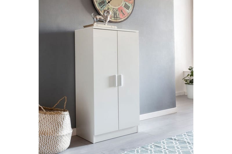 Skoskåp Wohnling Folierad spånskiva 7 fack hallmöbler - Förvaring - Skoförvaring - Skoskåp