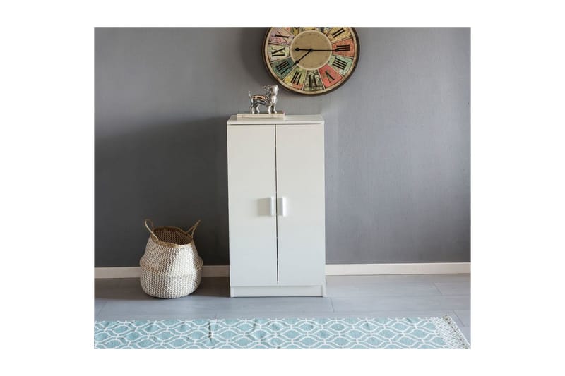 Skoskåp Wohnling Folierad spånskiva 7 fack hallmöbler - Förvaring - Skoförvaring - Skoskåp