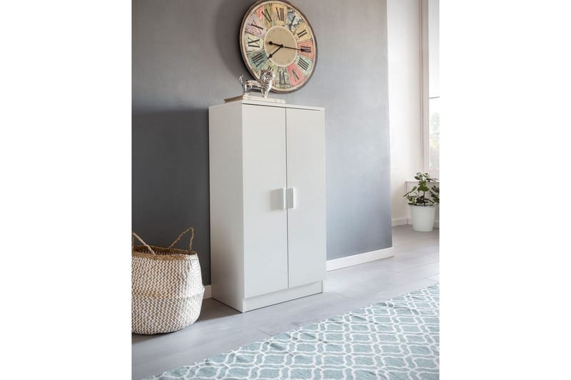 Skoskåp Wohnling Folierad spånskiva 7 fack hallmöbler - Förvaring - Skoförvaring - Skoskåp