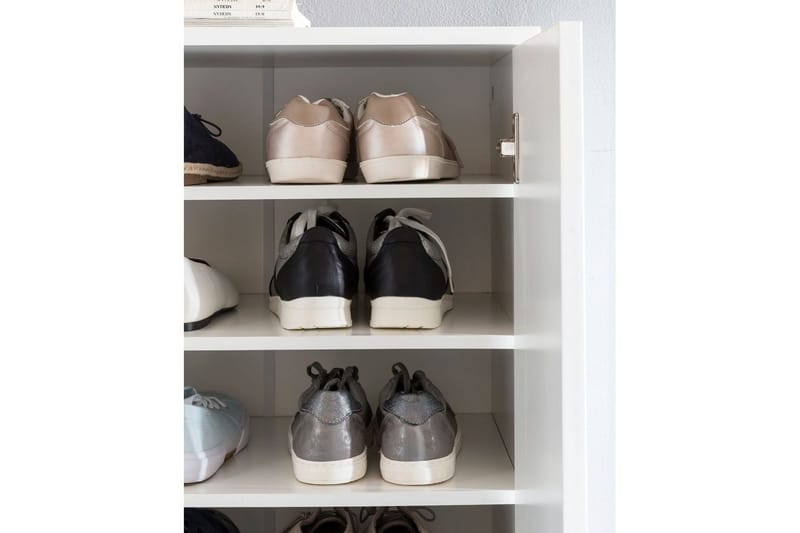 Skoskåp Wohnling Folierad spånskiva 7 fack hallmöbler - Förvaring - Skoförvaring - Skoskåp