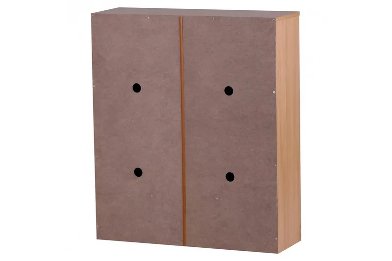 Skoskåp Wohnling KIEL med 2 fällbara fack, folierad spånskiva Bok - Bok - Förvaring - Skoförvaring - Skoskåp