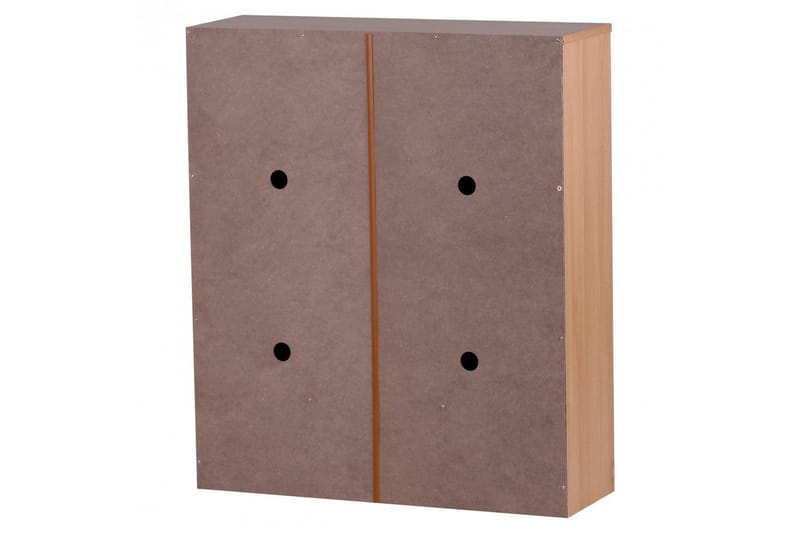 Skoskåp Wohnling KIEL med 2 fällbara fack, folierad spånskiva Bok - Bok - Förvaring - Skoförvaring - Skoskåp