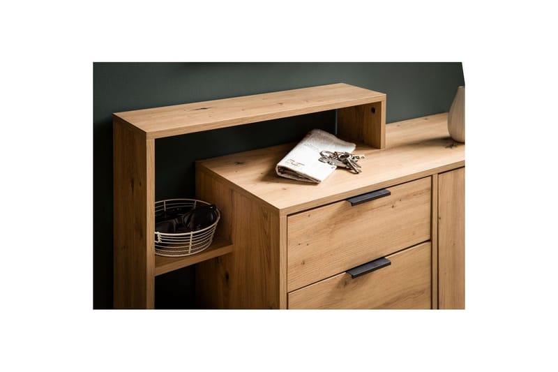 Skoskåp Wohnling Massa 2 fällbara fack för 12 par Folierad spånskiva med 1 dörrhylla - Förvaring - Skoförvaring - Skoskåp