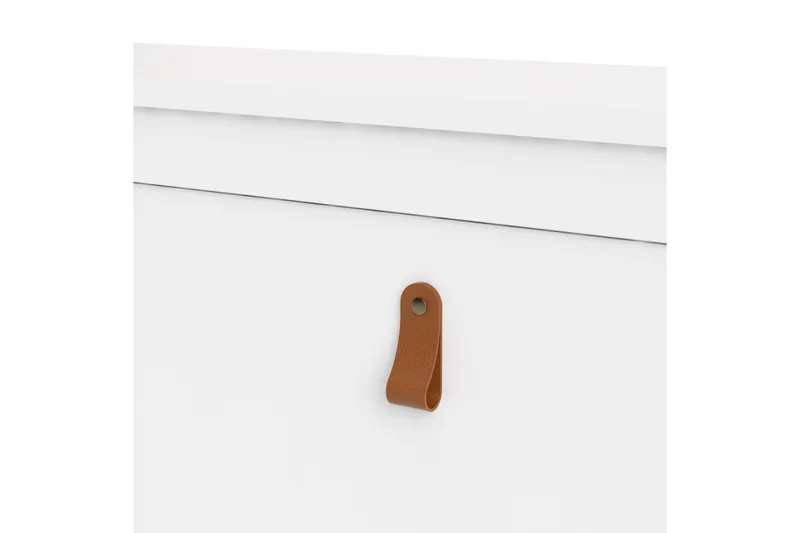 Vallvidera Skoskåp 25x102 cm - Vit/Natur - Förvaring - Skoförvaring - Skoskåp