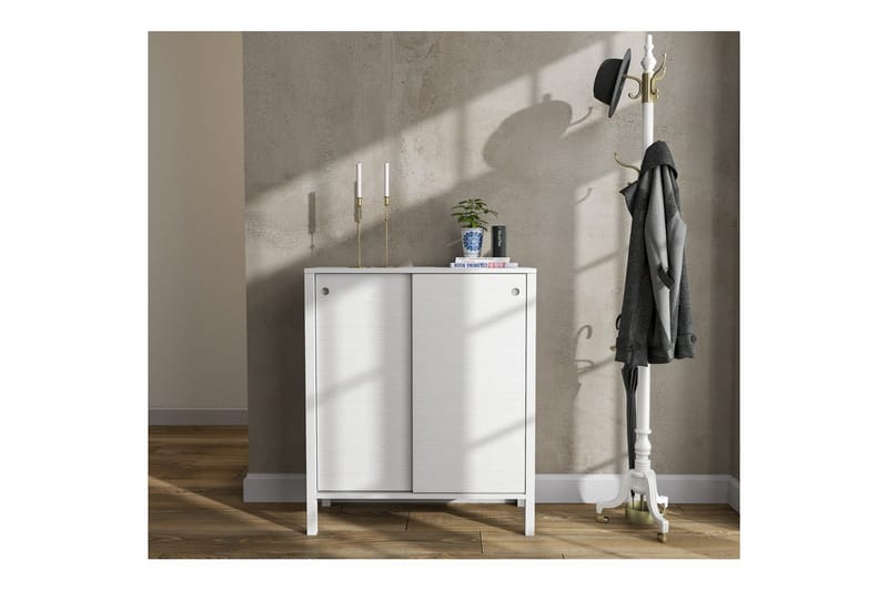 Sovran Skoskåp 92 cm - Natur/Vit - Förvaring - Skoförvaring - Skoskåp