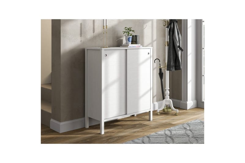 Sovran Skoskåp 92 cm - Natur/Vit - Förvaring - Skoförvaring - Skoskåp