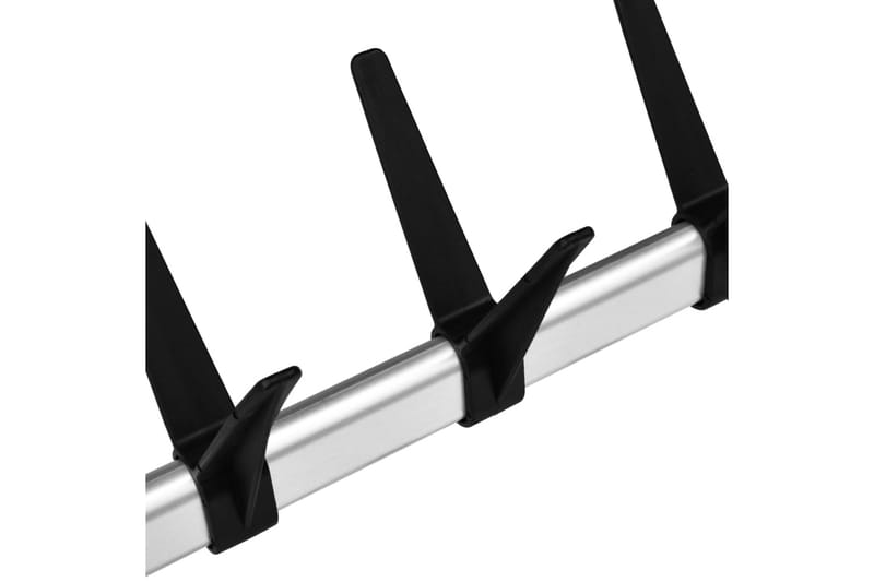 Teleskopisk skohylla med stänger aluminium - Svart - Förvaring - Skoförvaring