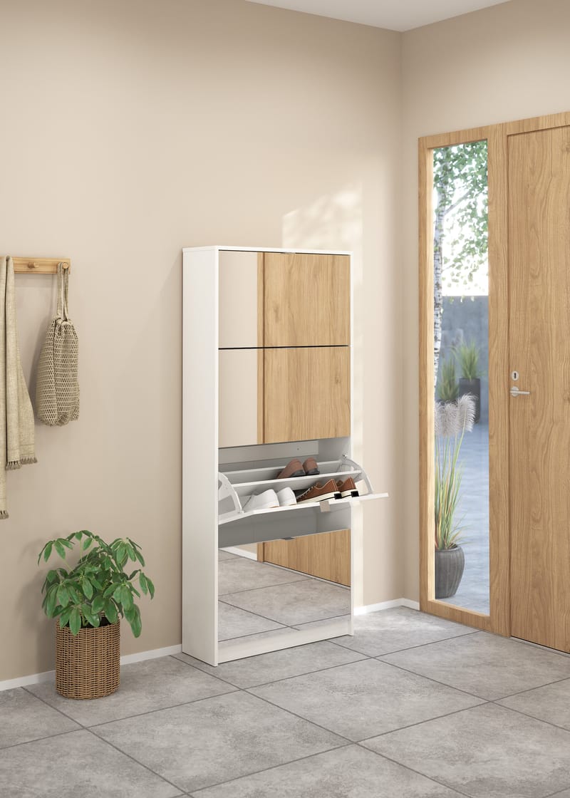 Tenor Skoskåp 4 fack 70x24x162 cm - Förvaring - Skoförvaring - Skoskåp