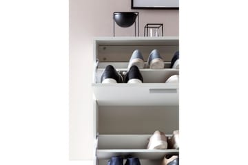 Terreri Skoskåp 120x24 cm - Vit - Förvaring - Skoförvaring